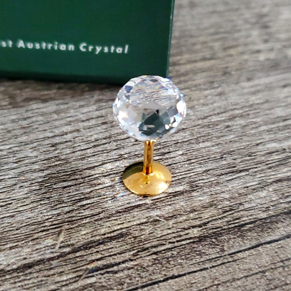 Swarovski Other - Vintage retired Swarovski crystal memories wine glass goblet figurine